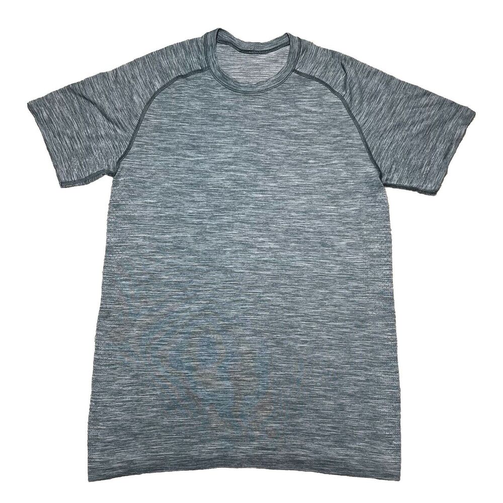 Lululemon T-Shirt Mens Small Green Time To Get Dirty Get Outside Get Sweaty Tee - Picture 3 of 9